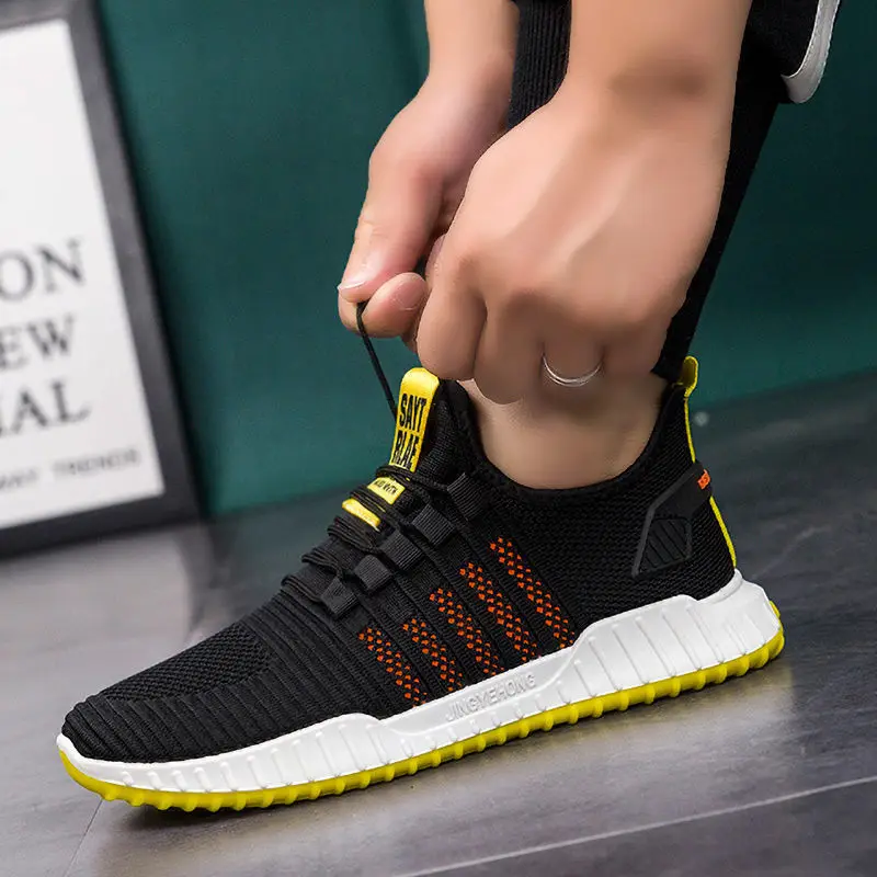 2019 Новая мужская повседневная обувь модные Обувь с дышащей сеткой Классические