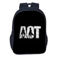 16 inch attack on titan backpacks teens travel bag anime children school bags backpack boys girls bookbag kids knapsack