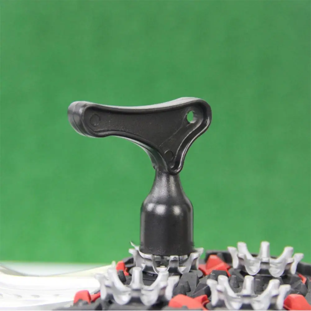 

1PCS Golf Spike Wrench Practical Plastic Black Golf Shoe Cleats Wrench Spike Removal Accessories Tool Club Tranning Aids