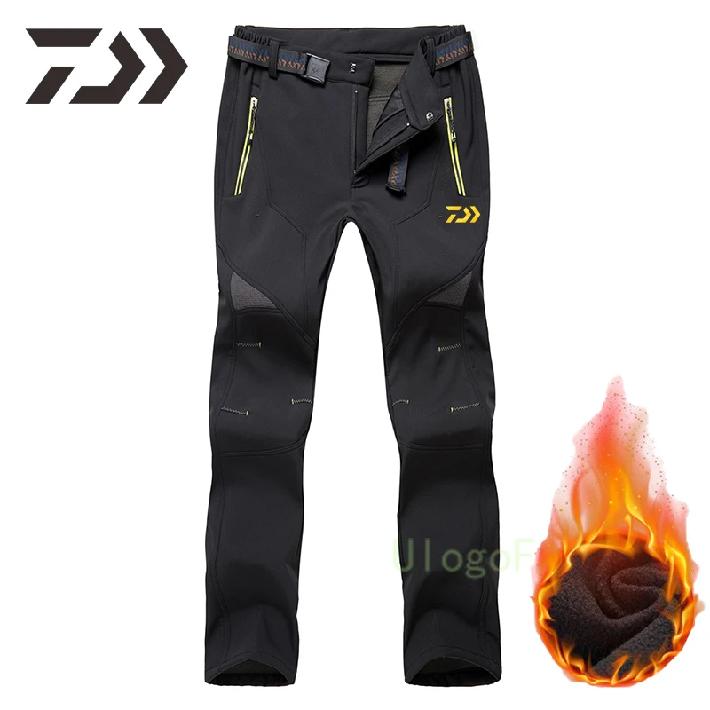 

Daiwa Fishing Pants Thicken Thermal Camping Winter Men Fishing Clothes Waterproof Breathable Durable Shimanos Fishing Trousers