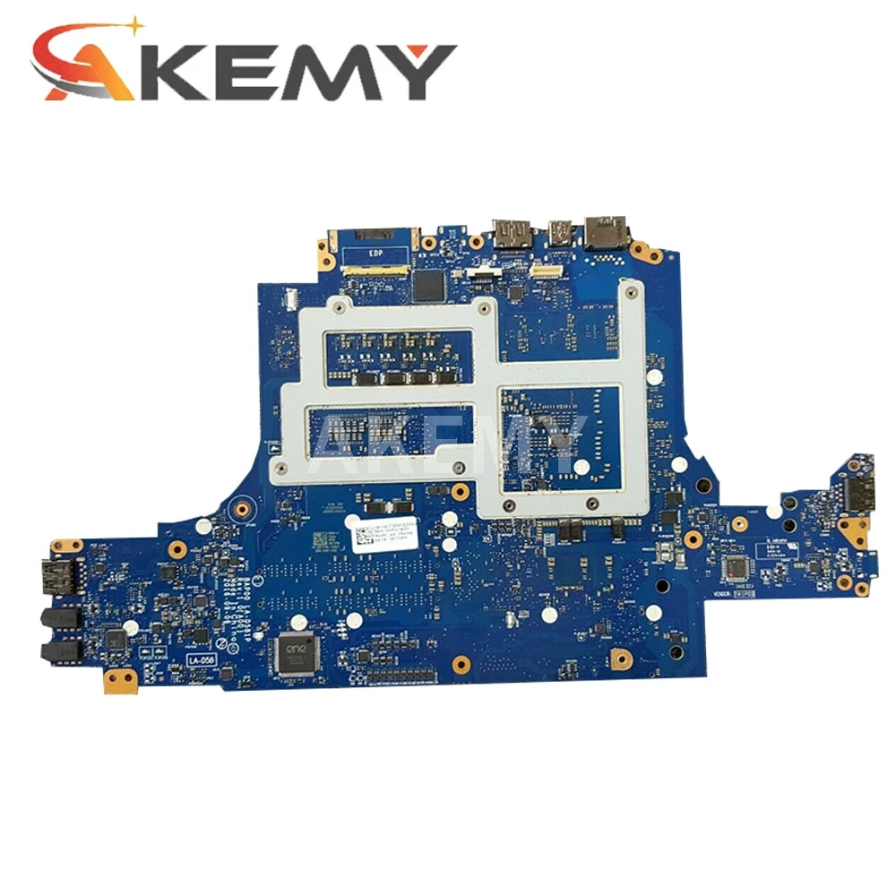 

Akemy For Dell Alienware 13 R3 Laptop Motherboard I7-7700HQ 2.8Ghz CPU GTX1060 GPU CN-0GG6GW 0GG6GW GG6GW BAP00 LA-D581P