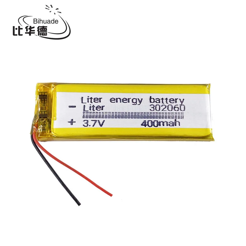 Полимерный аккумулятор 400 mah 3 7 V 302060 умный дом литий ионный для dvr GPS mp3 mp4|polymer