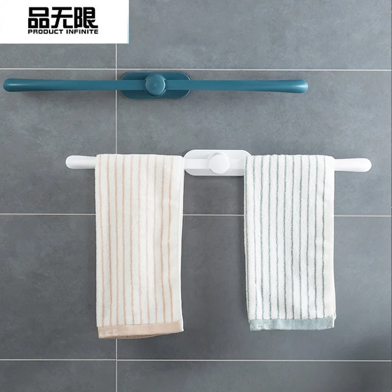 

Bow towel rack Towel bar kitchen towel holder Towel hanger Towel rack No punching bathroom towel decir