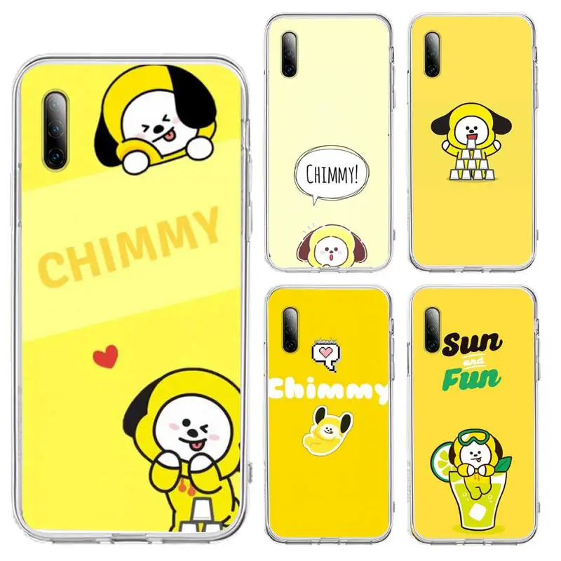 

Lovely solid color CHIMMY Phone Case For Samsung S8 S9 S10 S20 Note20 A71 A21s Plus S20Fe lite Transparent Nax Fundas Cover