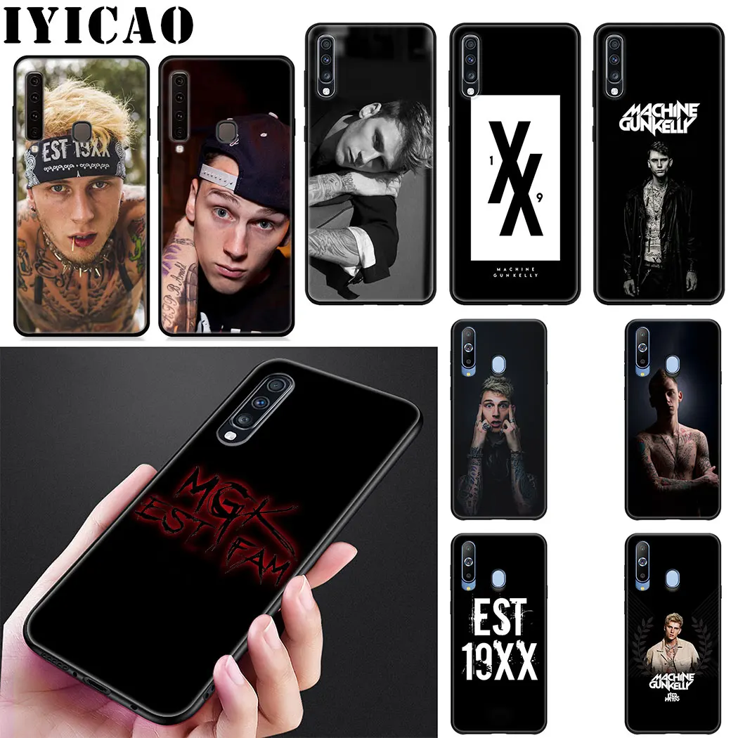 Мягкий силиконовый чехол IYICAO MGK Machine Gun kelly для Samsung J6 A9 A8 A7 A6 Plus 2018 A5 A3 2016 2017