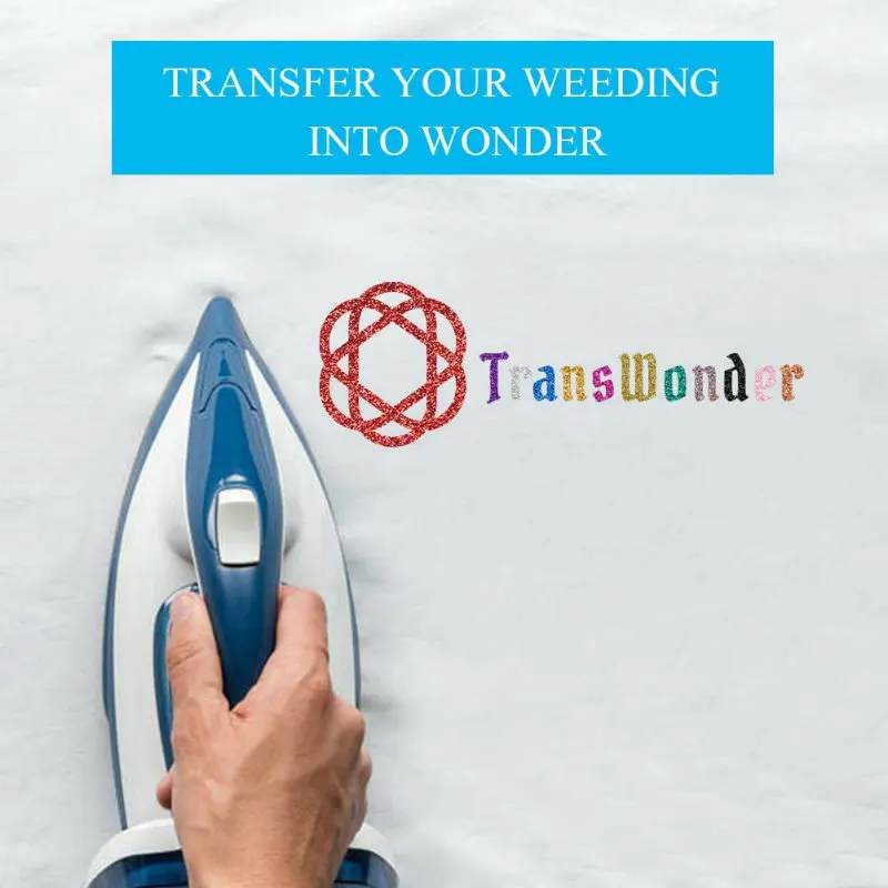 

1 Roll 12"x5'/30cmx150cm thermal transfer glitter vinyl roll (HTV) for T-shirt clothing pockets