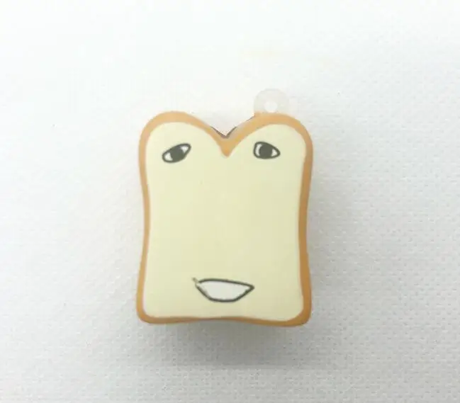 4 шт./лот Распродажа с бесплатной доставкой ПУ пена Мягкий мягкий красивый брелок для ключей на хлеб игрушка для снятия стресса рекламный подарок мяч