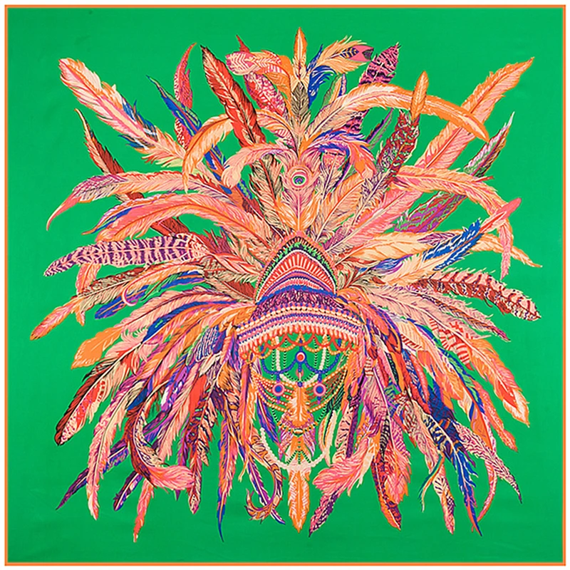 

130 cm square silk scarf luxury brand women's scarf twill satin scarf 100% silk ladies square scarf ladies shawl beach sun towel