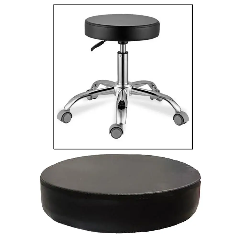 Universal Bar Stool Replacement PU Seat Top 13.4&quotDia Heavy Duty for SPA Beauty Salon Barstool Cushion | Красота и здоровье