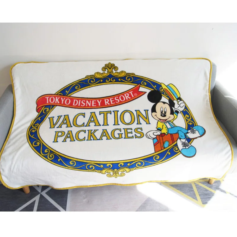Mickey Disney Мягкое покрывало из кораллового флиса disney, 100x140 см, Микки, Минни Маус, стежок для маленьких девочек и мальчиков, детский подарок, спальня на кровать, диван - Цвет: Mickey Disney