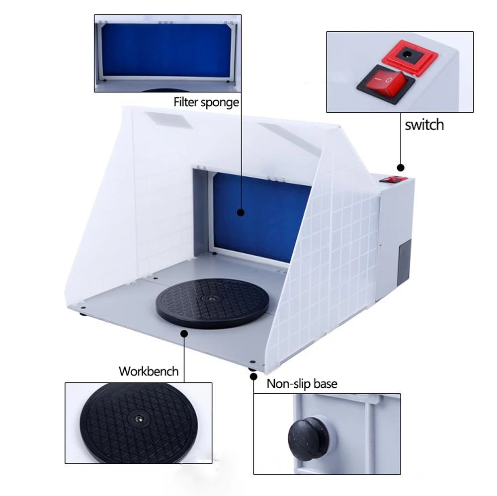 Портативный Профессиональный Аэрограф комплект распылительной камеры