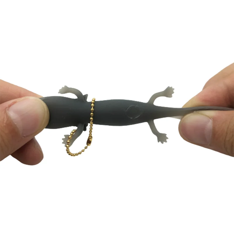 Забавный брелок антистресс сжимаемая рыба гигантская саламанда игрушка для