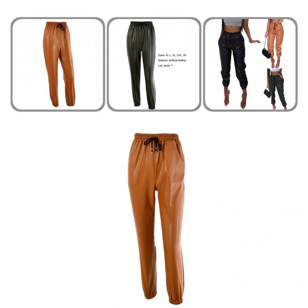 

Sporty Joggers Pants Elastic Waist Streetwear Stretchy Loose-fitting Trousers Harem Trousers Sweatpants