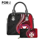 Роскошная сумочка и кошелек FORUDESIGNS, комплект женских сумок с большой вместимостью, женская сумка-тоут