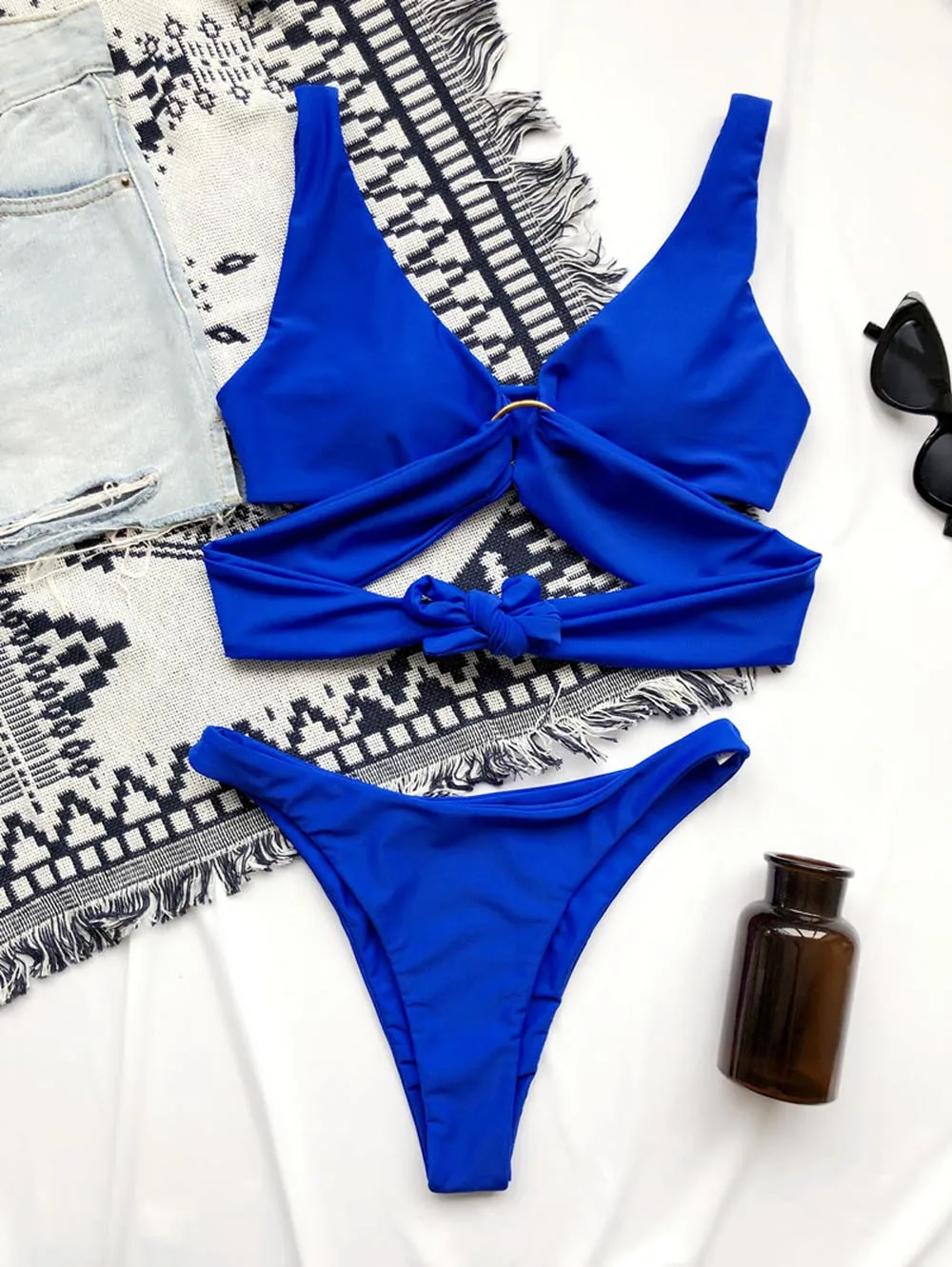 

2021 Sexy Push Up Bikini Women Swimwear Bathing Suit Micro Swimsuit Female Swimming Bandage Thong