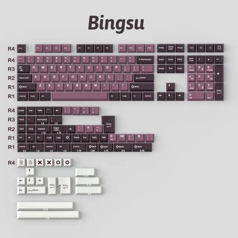 

Клавиатура Механическая игровая с 173 клавишами DOUBLE SHOT Cherry Profile GMK Apollo/Denim/Bingsu ANSI ISO PBT