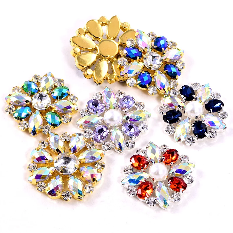 Стразы с кристаллом 3 см для пришивания аппликация в форме стрекозы медаль