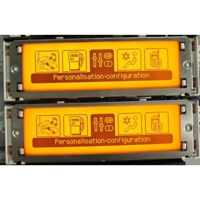 

Car USB Dual-Zone Air Bluetooth Display Yellow Monitor 12 Pin for Peugeot 307 407 408 Citroen C4 C5 Screen