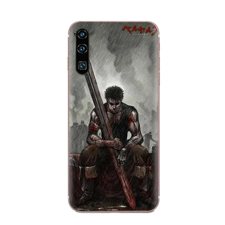 Для Huawei Honor Mate 7 7A 8 9 10 20 V8 V9 V10 V30 P40 G Lite Play Mini Pro P Smart TPU топ продаж Berserk Guts Anime |
