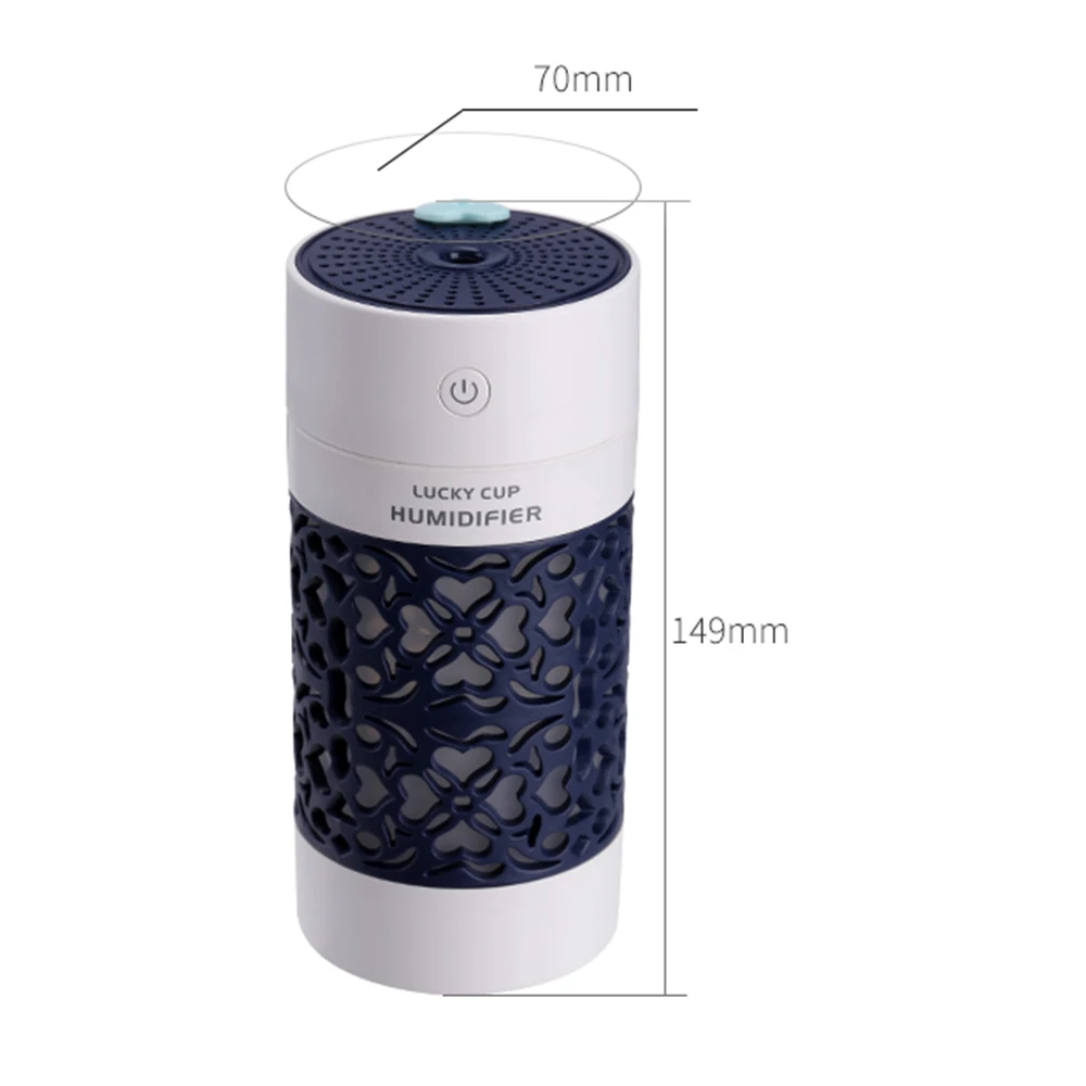250 мл емкость увлажнитель воздуха для дома и автомобиля полый резной ультра-тихий