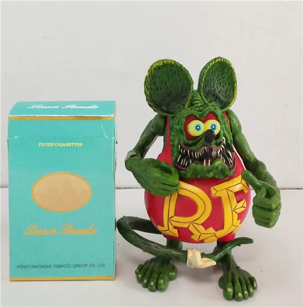 12 см твердая ПВХ панк RF крыса Финк экшн фигурка шарнирные куклы руки могут