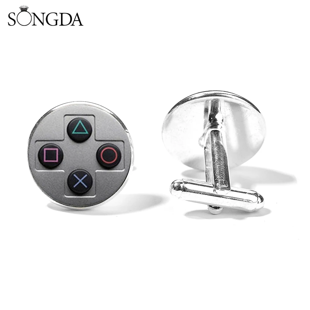 2019 креативные запонки для игрового контроллера видеоигр винтажный игровой