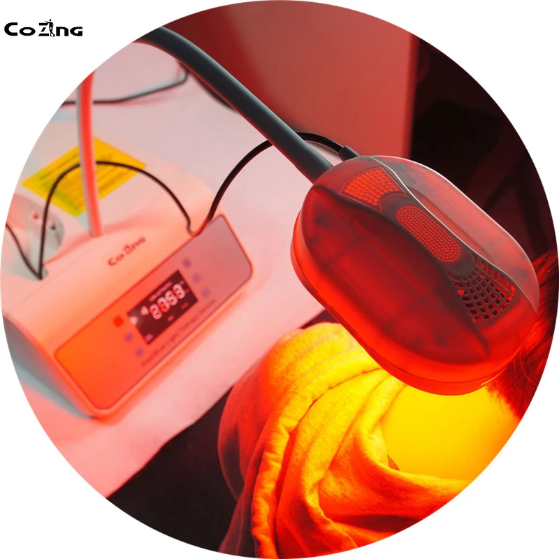 Антивозрастное светодиодное устройство красного и синего цвета для ухода за