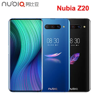 Мобильный телефон Nubia Z20, 6,42+ 5,1 дюймов, двойной гибкий AMOLED экран, 6 ГБ+ 128 Гб, Snapdragon 855 Plus камера, смартфон МП