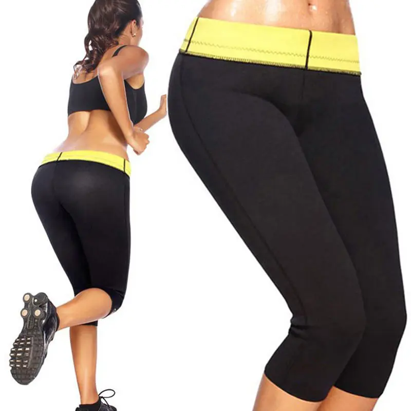 Спортивные тренировочные штаны для фитнеса эластичные неопреновые колготки