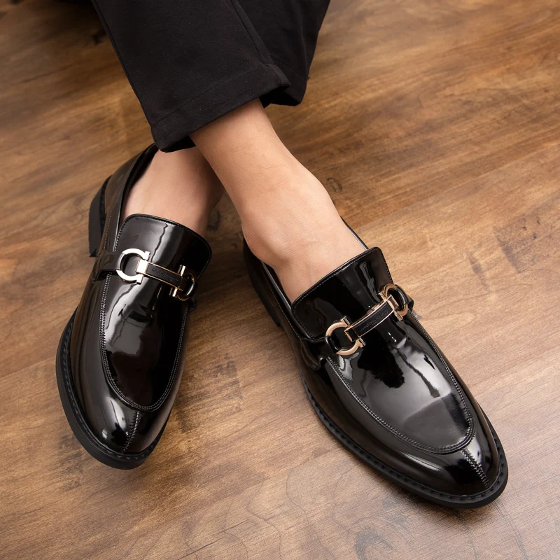 Fashion Men Casual shoes outdoor breathable Leather Loafers Office Shoes For Moccasins Comfortable Slip on party | Обувь