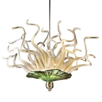 european modern murano glass chandelier ceiling bedroom living room hotel decor light fixture 110 240v