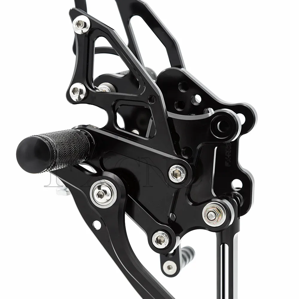 Фото Для Yamaha YZF R3 MT-03 2014-2024 задняя подножка с ЧПУ, задний комплект подножек, педаль YZF-R3 YZFR3 2015 2016 2017 2018 2019 №4