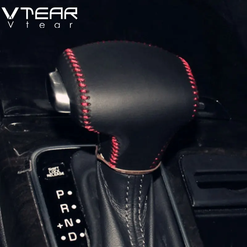

2023 Vtear For Kia Rio 4 X-line Gear Shift Collars Handbrake Grips cover Interior car-Styling handbrake Hand-stitched