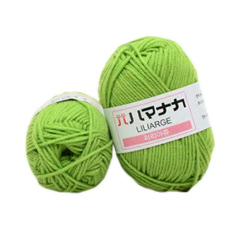 Молочная хлопчатобумажная пряжа бархатная шерсть супер мягкая для ручного