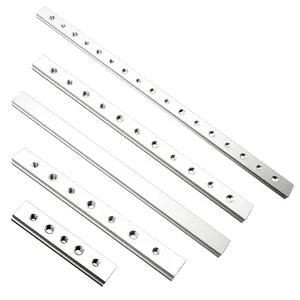 Т-образная направляющая для деревообработки, алюминиевый инструмент для фрезерных станков 100 мм, 200 мм, 300 мм, 450 мм