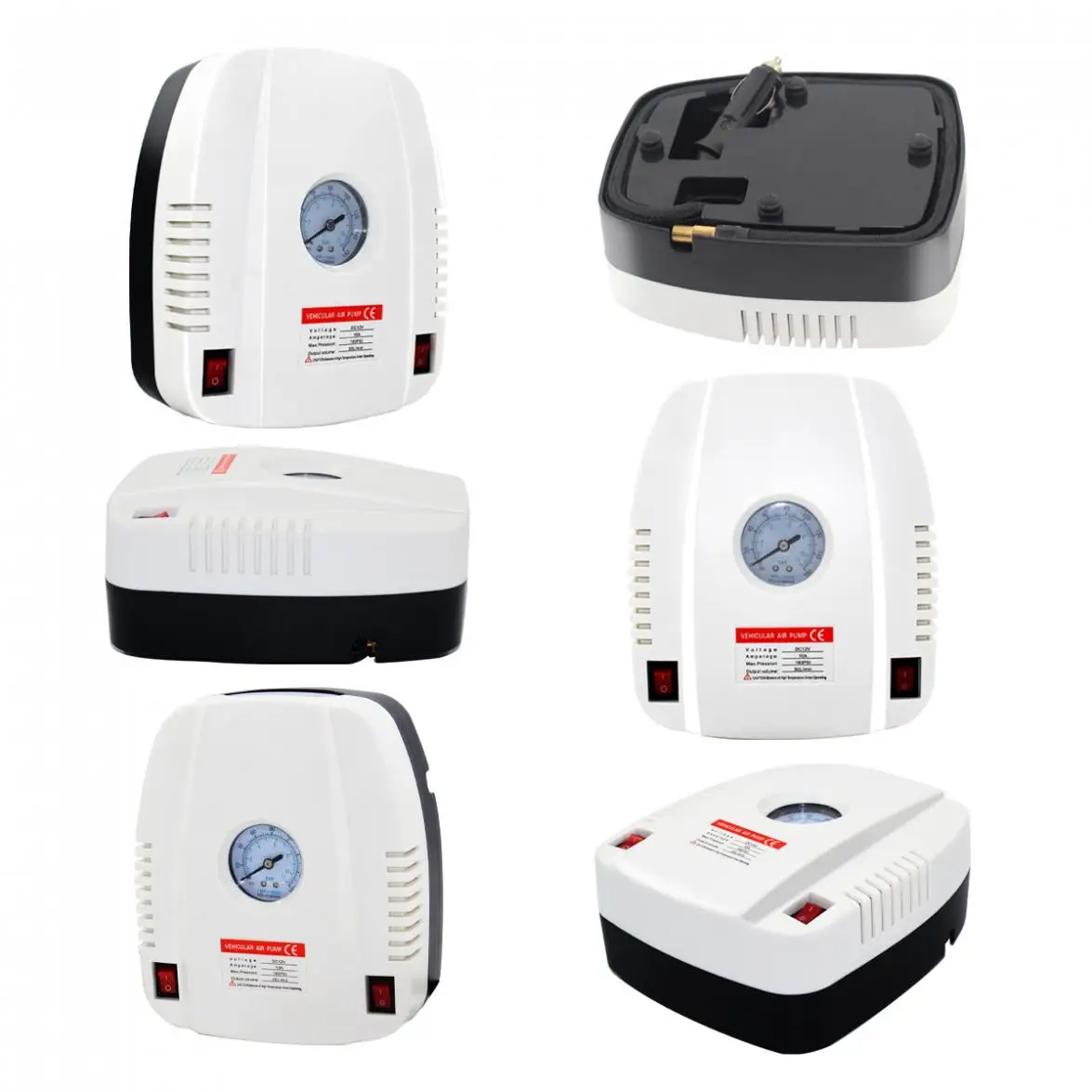 Насос для шин портативный автомобильный воздушный компрессор 12 в пост. Тока 100PSI| |