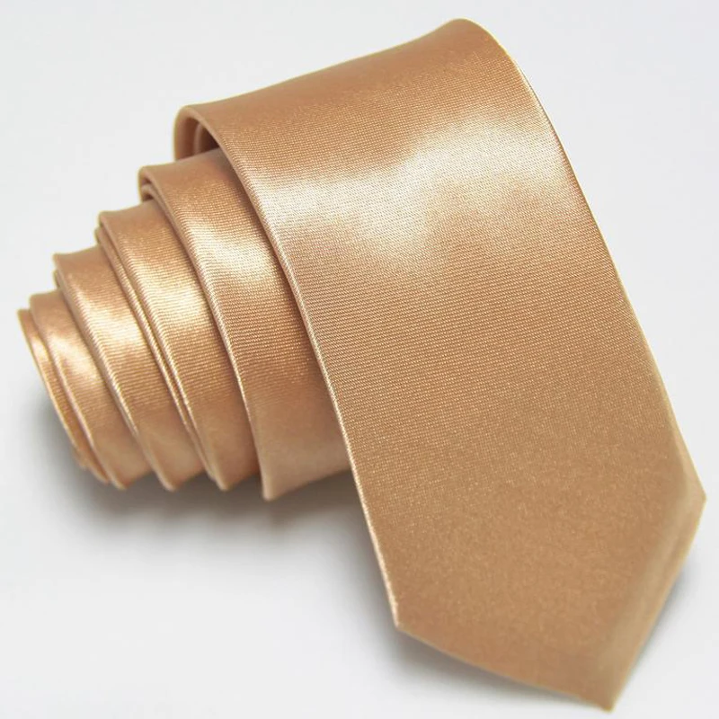 Men Champagne Gold Бренд, мужские галстуки для родителей и детей, синие, фиолетовые, красные галстуки на шею, мужские галстуки на шею, одноцветные регулируемые Галстуки Для Свадьба, деловые, вечерние - Цвет: Men Champagne Gold