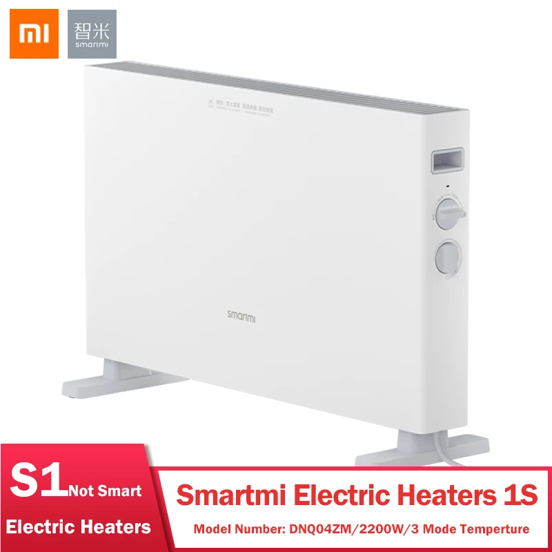 Xiao mi jia Smart mi 3 Режим электрические обогреватели 1S для дома Быстрый конвектор mi Удобный вентилятор настенный обогреватель радиатор бесшумный