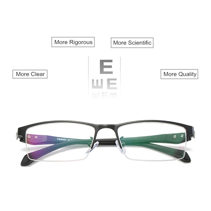 Очки SUMONDY с диоптриями от 0 до-6 для мужчин и женщин полуоправа из сплава