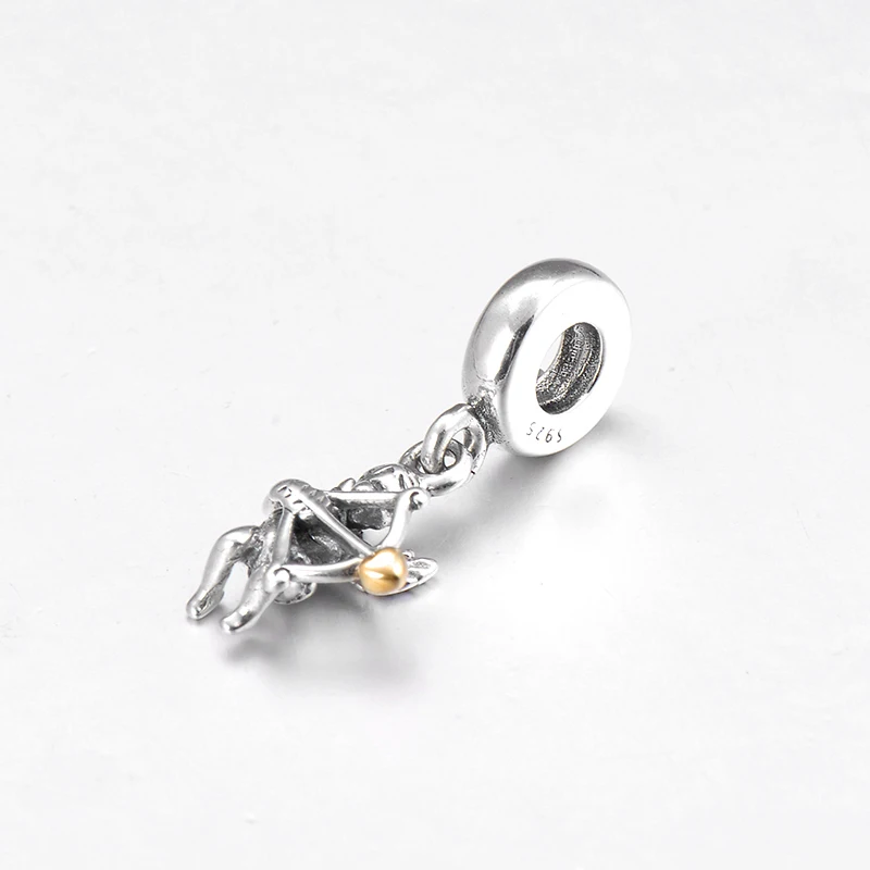 Кулон из серебра 2018 пробы в виде Купидона для браслета | Украшения и аксессуары