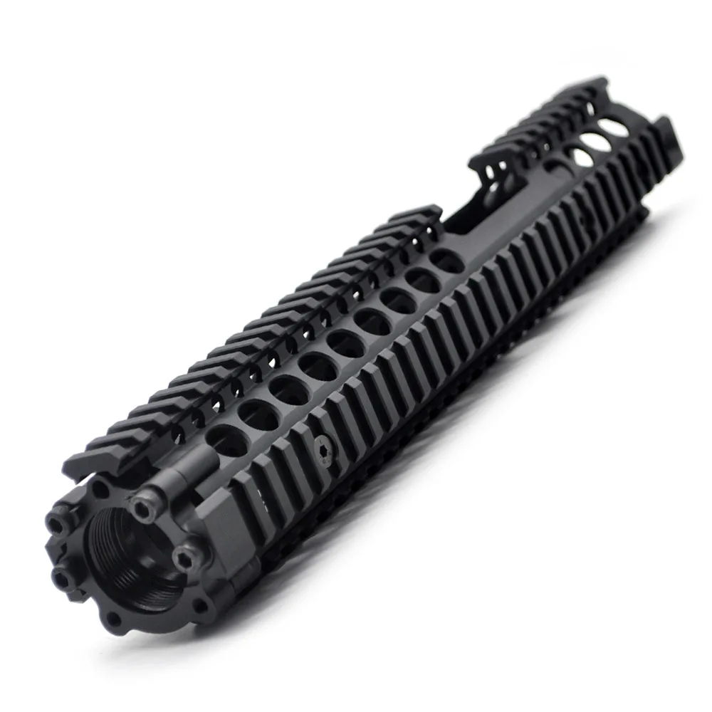 TriRock 12 7 ''дюймовая тактическая модернизация MK18 четырехрельсовая накладка