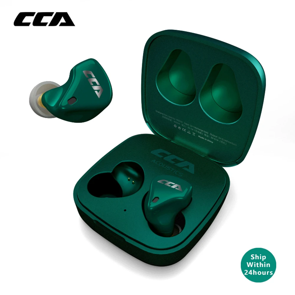 Наушники вкладыши CCA CX10 1DD + 4BA Гибридный Драйвер Bluetooth 5 0 шумоподавление CX4 C10 PRO