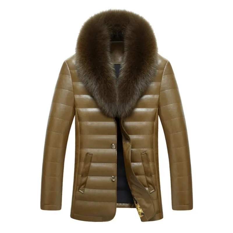 Горячая Распродажа 2021 Новая мужская обувь из натуральной кожи куртка пуховик