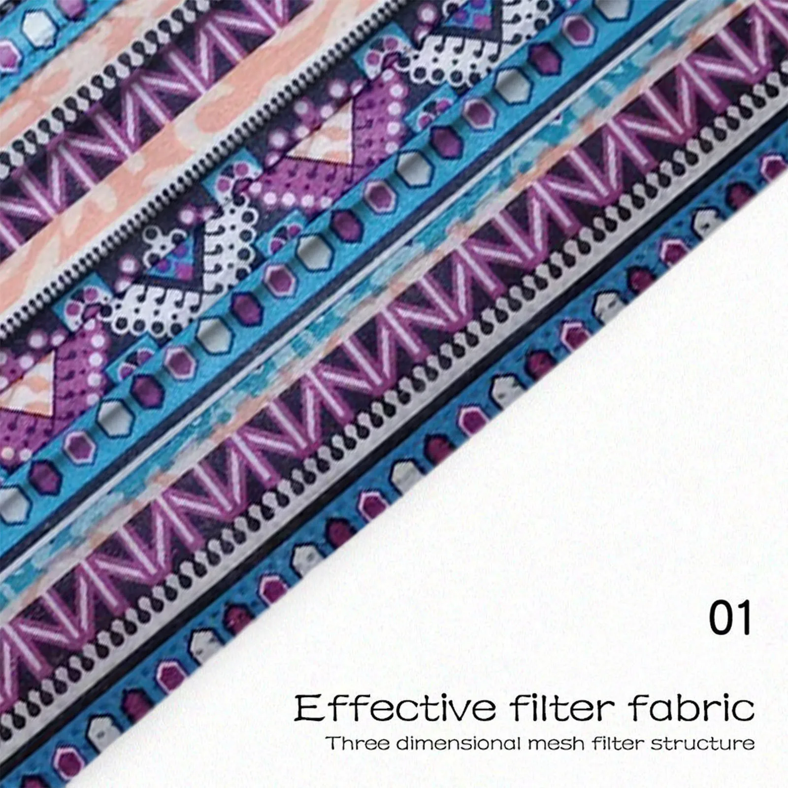 

10-100pcs Vintage Print Mask Disposable Nonwove 3 Layer Ply Filter Mouth Face Mask Meltblown Breathable Earloops Mask Mondkapjes