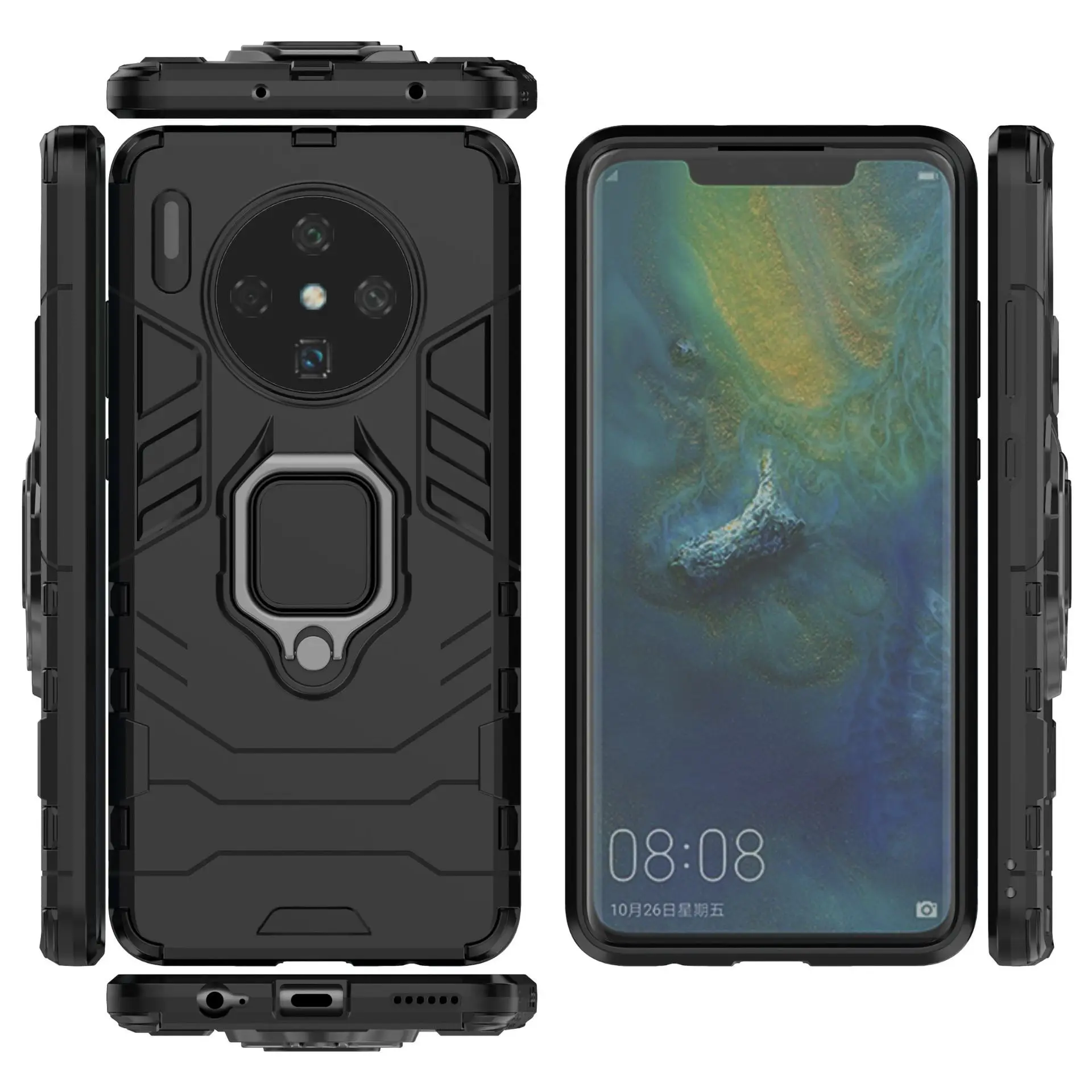 Противоударный защитный чехол для телефона huawei mate 30 20 Pro гибридный резиновый