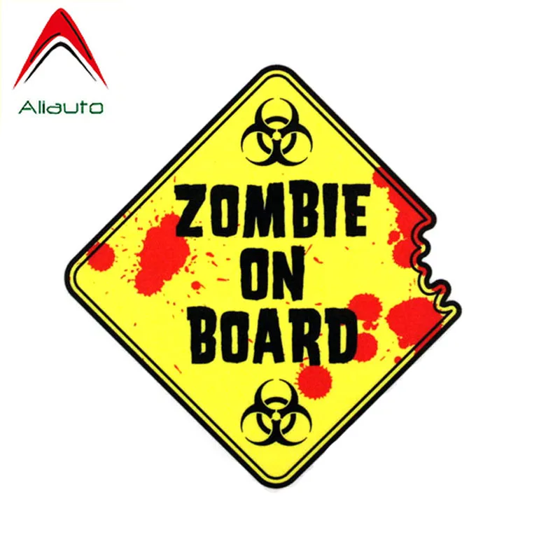 Автомобильная наклейка Aliauto с зомби на борту Frank Wiedemann ретро-отражающие