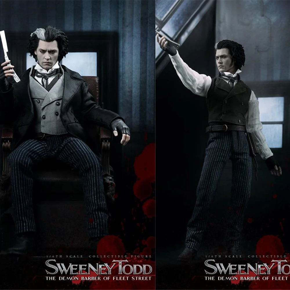1/6 полный комплект MMS149 Sweeney Тодд экшн фигурка модель Джонни Депп для фанатов