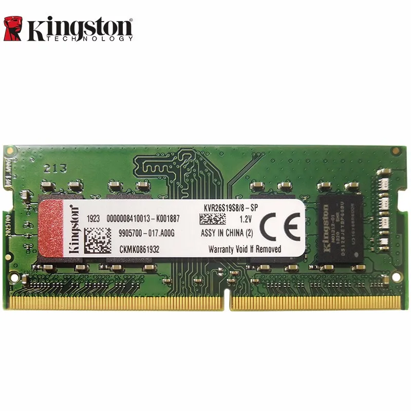 

Kingston 8G DDR4 2666 four-generation notebook memory KVR26S19S8 8-sp memory ba