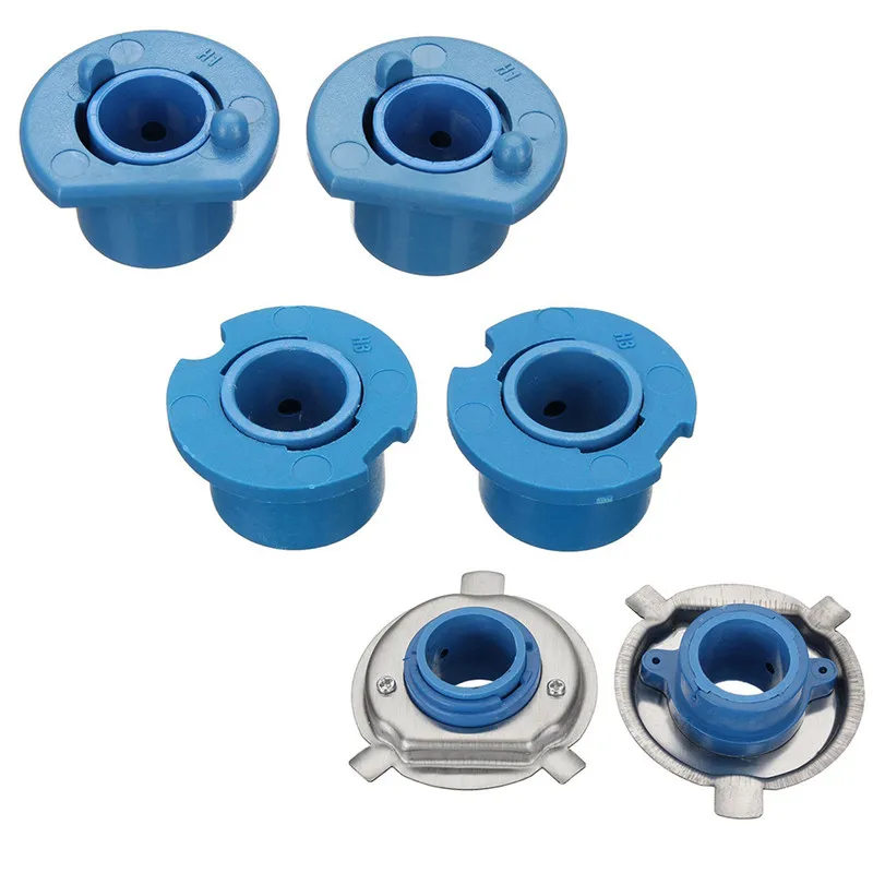 New 2Pcs High Quality Universal Durable Long Lifespan LED Headlight Bulb Base Adapter Socket Retainer H1/H3/H4/H7/H11/HB3#279840 |