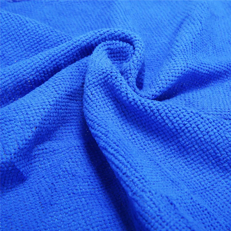 Полотенце из микрофибры 30 х30 см синее|Губки тряпки и щетки| |